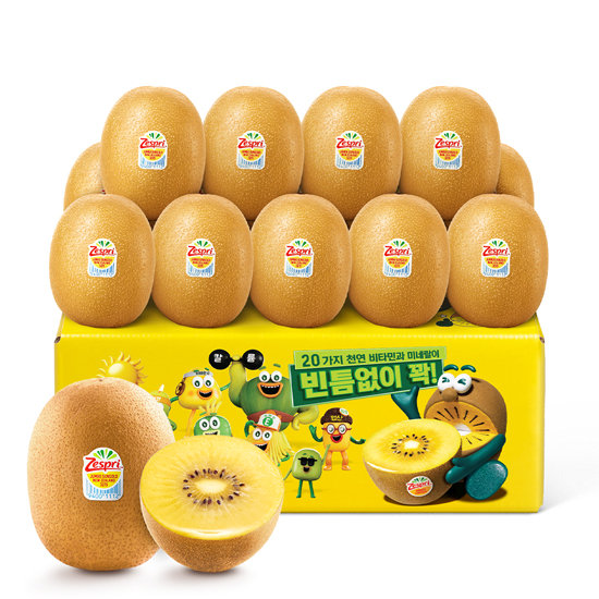 맛젤 슈퍼점보 3kg (개별 185g내외 16개입) 제스프리 썬골드키위