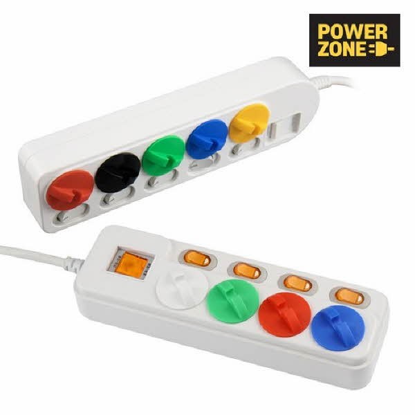 [오늘출발] 파워존 멀티탭 콘센트 안전커버(CH4CR 4칼라 천하지엘씨)