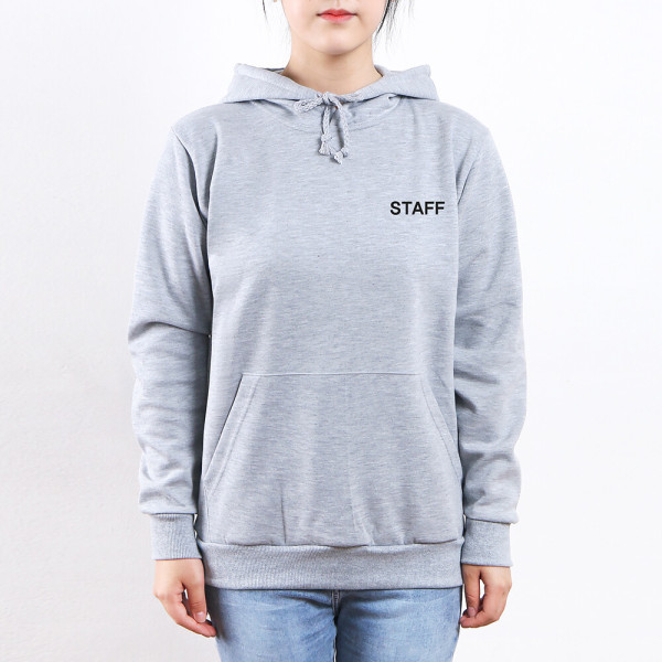 스태프티 특양면 후드티 STAFF 왼가슴인쇄/행사 진행요원 가게티 알바 직원 카페 매장 식당 스탭티 단체티