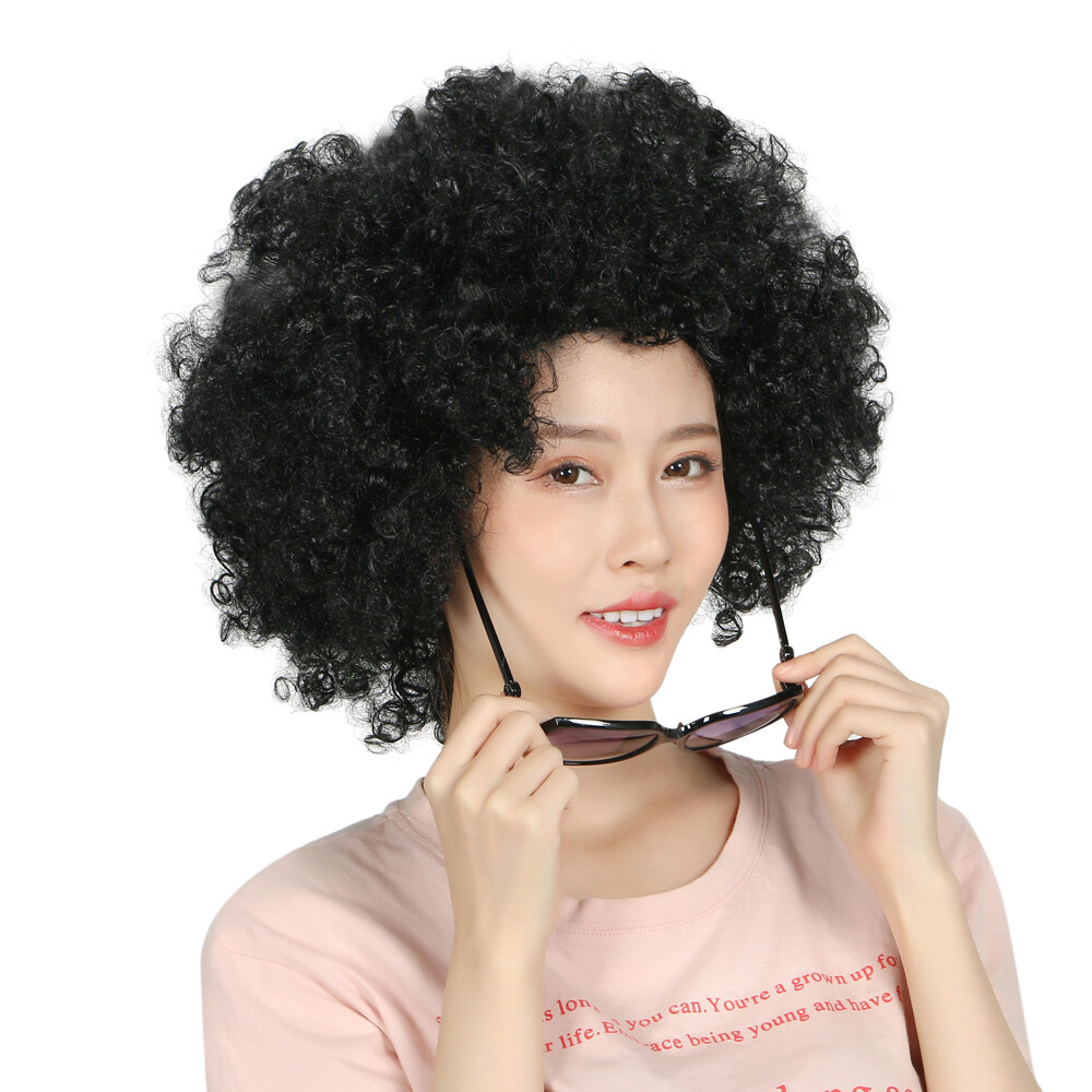 [오늘출발] 블랙 점보 뽀글이 폭탄머리가발 마이콜 코믹 가발