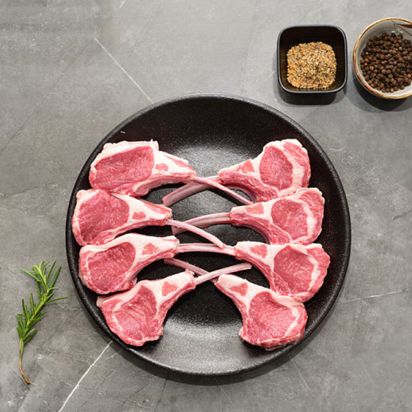 [오늘출발] 냉장양갈비 램프렌치랙 700g(호주산) +100g (총 800g) 원물 부드럽고 맛있는 최상등급 냄새 없는