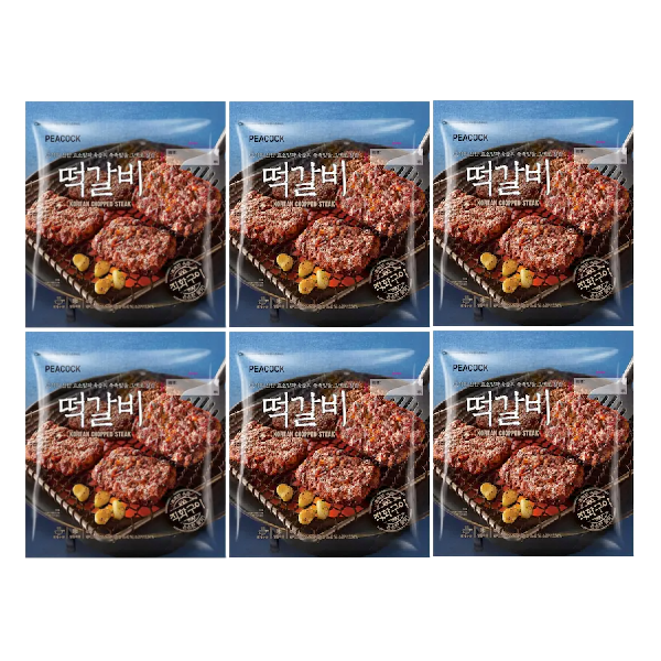 [이마트]피코크 피코크 떡갈비 450gx6팩