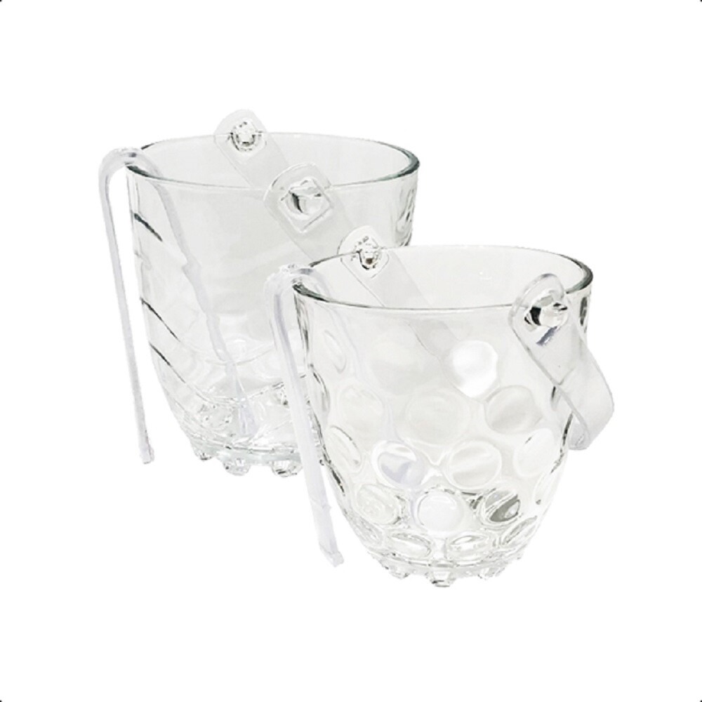 [오늘출발] 퓨어 아이스버킷 얼음통 아이스버켓 도트 + 전용집게