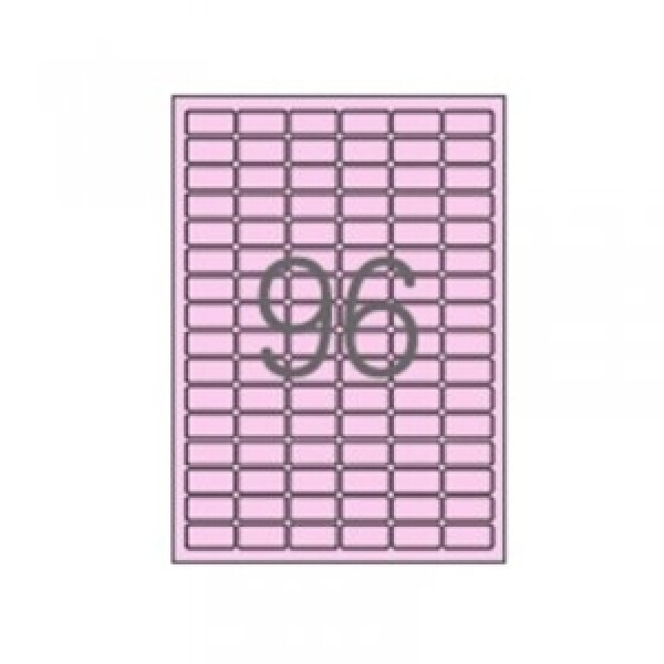 [유퍼스트][오늘출발] 라벨박사 파스텔 칼라 분홍 96칸/6X16 라벨지 A4 100장 라벨용지 주소 다용도 라벨 무료 라벨프로그램 다운로드