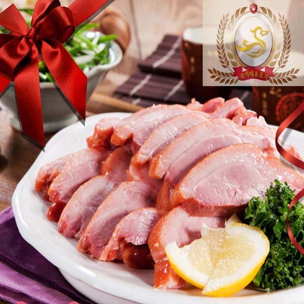 G마켓첫출시 국내산 100% 국가대표 오리훈제 슬라이스 400g 4개 2인분소포장 1.6kg 8인분
