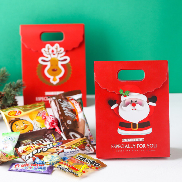 [오늘출발]4달라마켓 크리스마스선물 어린이집 영어 유치원 성탄 선물가방 무료라벨. 10개 구매시 1개 덤