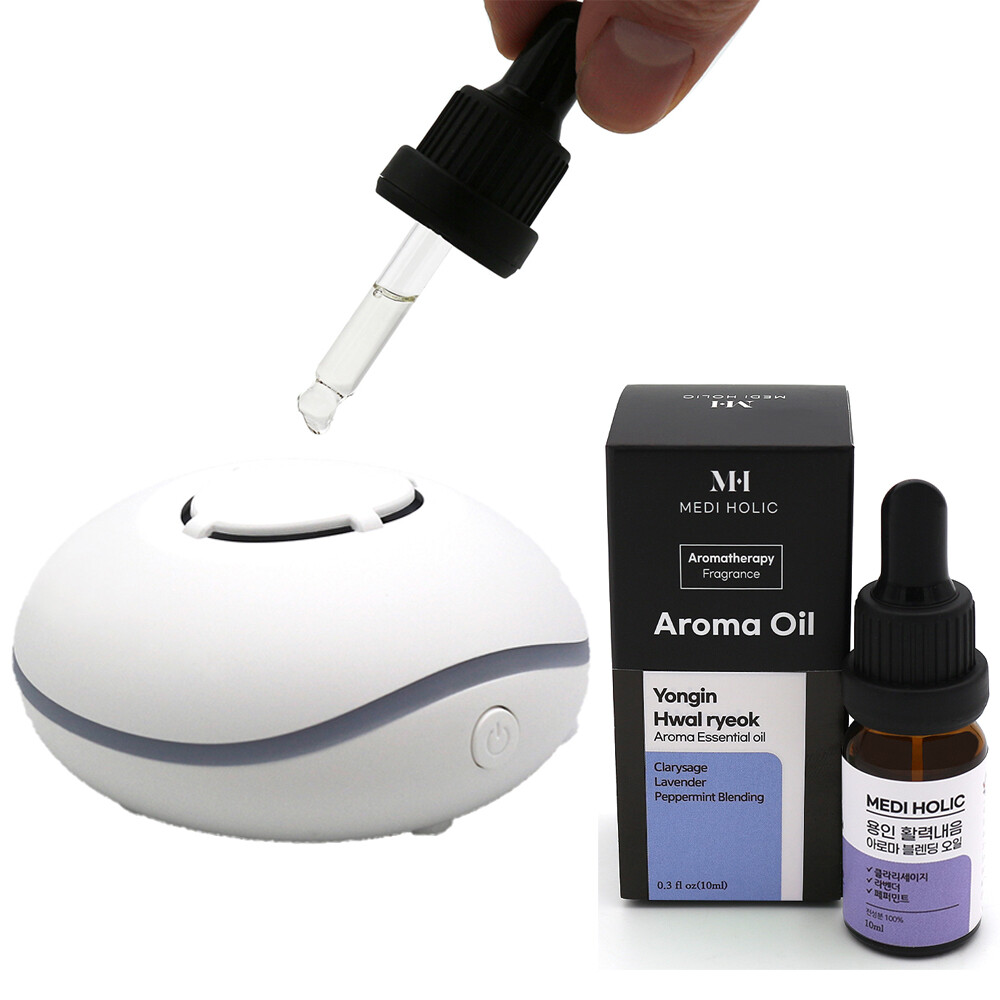 [오늘출발] 메디홀릭 용인 아로마오일 USB 실내방향제 디퓨저