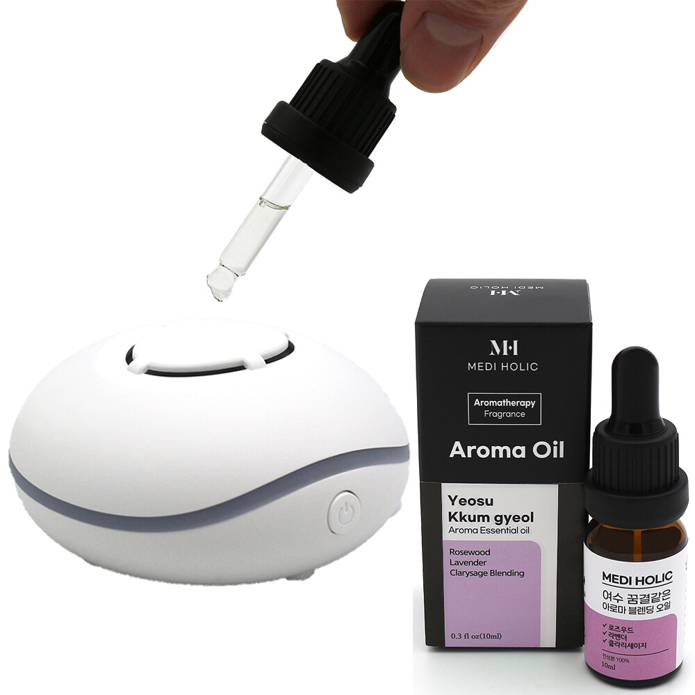 [오늘출발] 메디홀릭 여수 아로마오일 USB 실내방향제 디퓨저