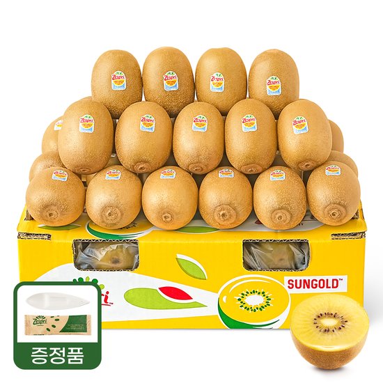 맛젤 슈퍼점보 5.72kg (개별 185g내외 30~31개입) 제스프리 썬골드키위 이중포장