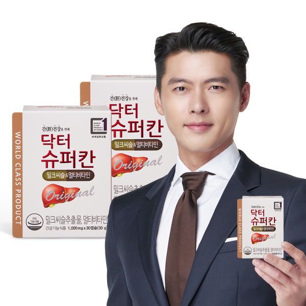 [오늘출발] 닥터슈퍼칸 닥터 슈퍼칸 밀크씨슬 멀티비타민 2box (2개월분)