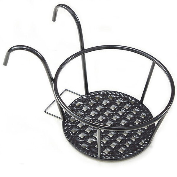 [오늘출발] 철제 원형 화분 걸이 베란다 창틀 발코니 난간 걸이대