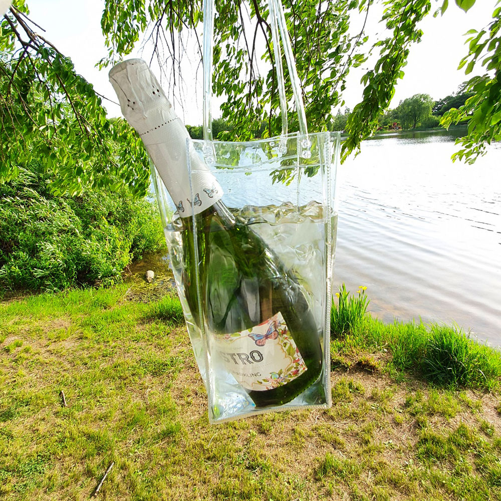 [오늘출발] 와인 칠링백 칠러 쿨러 쿨러백 아이스버킷 리본포함