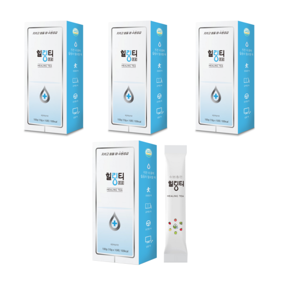 [에스엠바이오][오늘출발] 힐링티 힐링티프로10포X4박스당제로 에너지충전 레몬복숭아맛