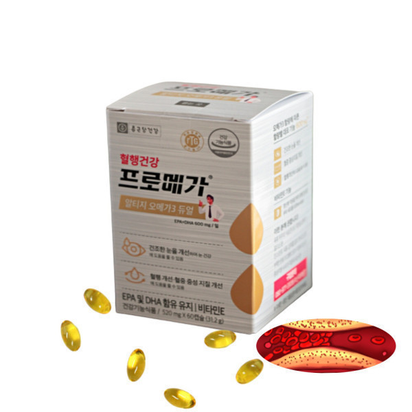 종근당건강 종근당건강 프로메가 알티지오메가3 듀얼 60캡슐