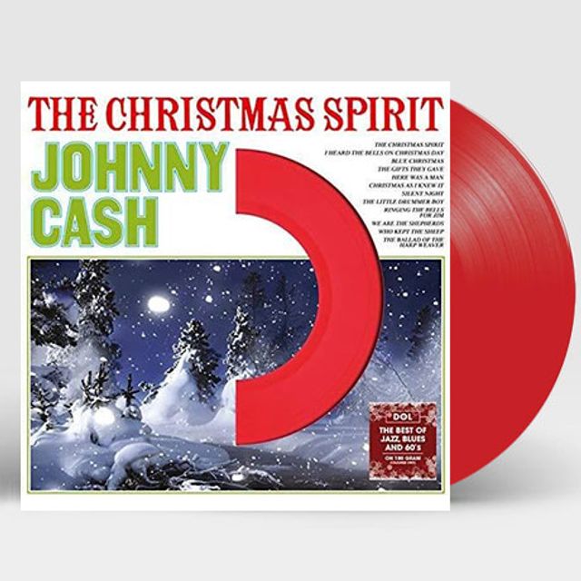 JOHNNY CASH - THE CHRISTMAS SPIRIT 180G RED LP