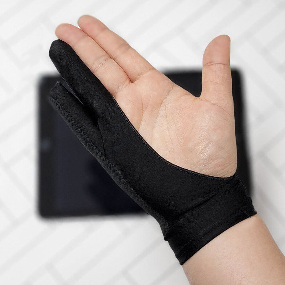 [오늘출발] 고탄력 드로잉 장갑 타블렛 팜리젝션 태블릿 필기 펜 웹툰 글로브 그림 패드 글러브 터치방지 스케치 S