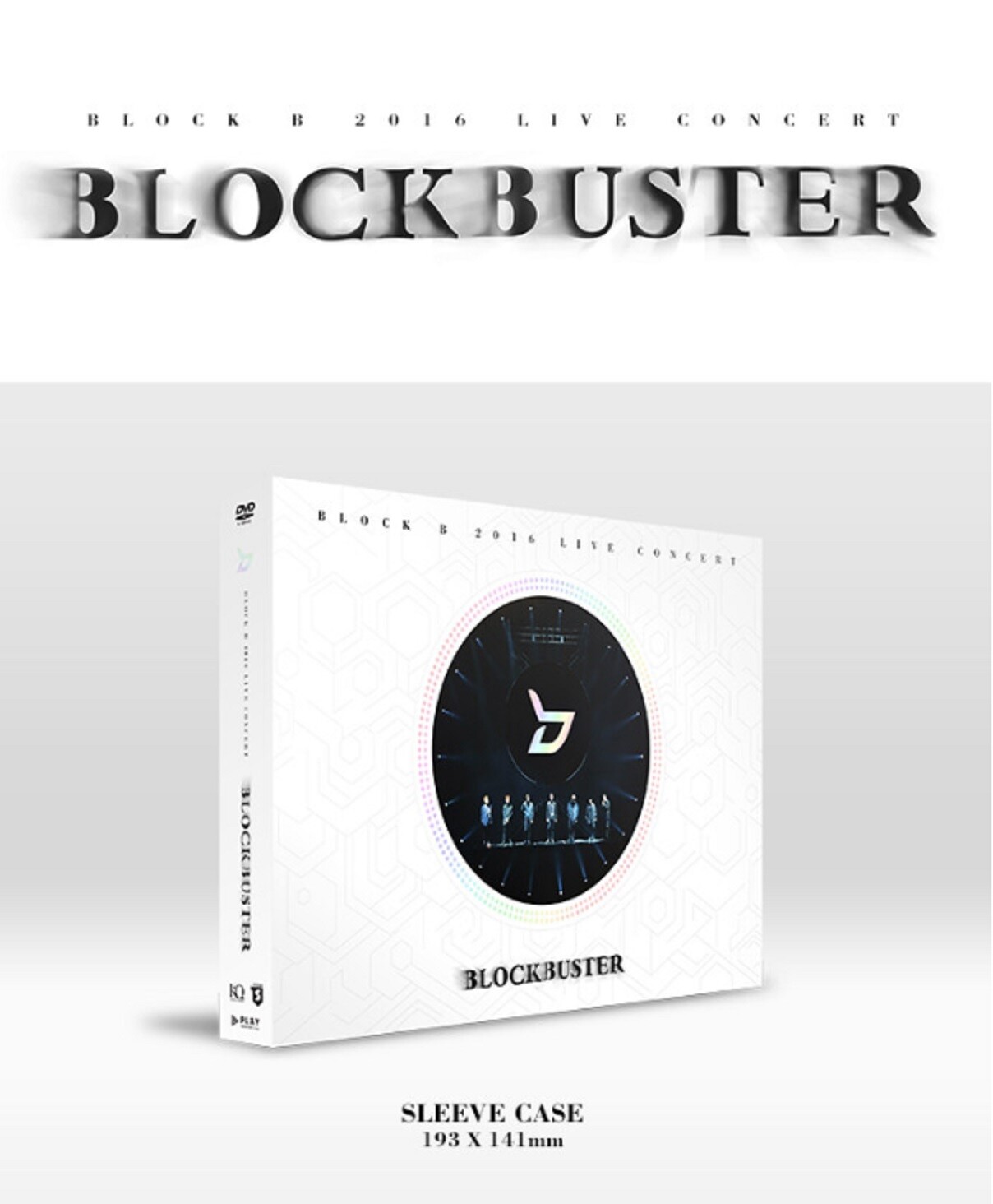 BLOCK B 2016 Live Concert Blockbuster (2disc) (Sealed)