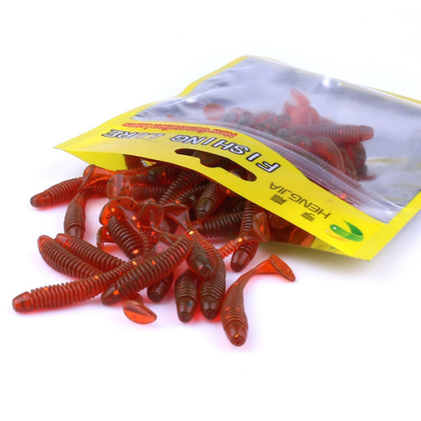 [오늘출발] 더온 쉐드웜 5cm 0.7g/ 2인치 전갱이 꺽지 볼락 50개입 SW05-07T