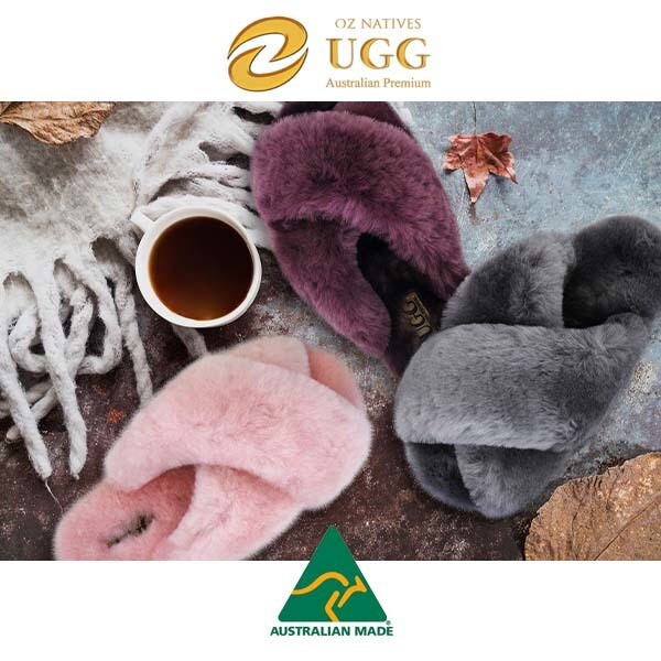 [해외] 호주 오즈네이티브 크로스 어그슬리퍼 정품 호주정품 빠른무료배송