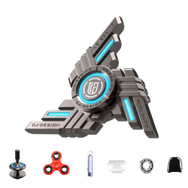 HAEYON 야광 토네이도 피젯스피너 큐브스피너 메탈 토이 색상랜덤