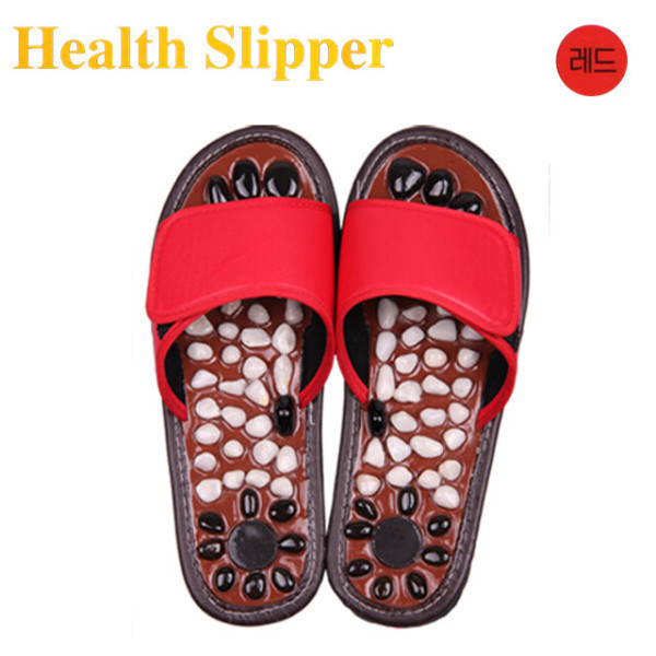 [스마일배송] 천연석 건강 자갈 지압 슬리퍼 여자 약국판매용 정품