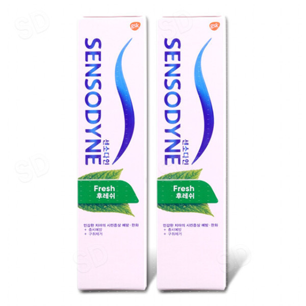 [헤일리온][스마일배송] 센소다인 센소다인 후레쉬 치약 1개 100g 2개 세계판매1위 민감성케어 상쾌함 가득 센소다인