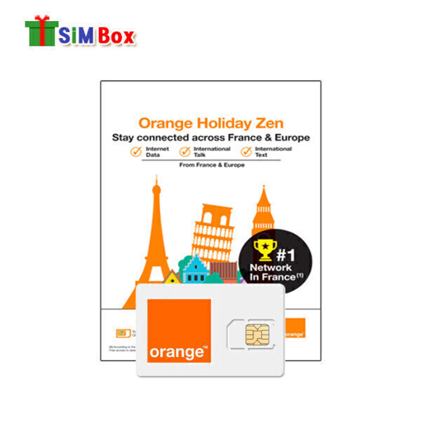 [오늘출발] 프랑스유심 유럽 유심칩 파리 오렌지 14일(12GB) 국제전화 무료 오렌지 30일 20GB로 변경