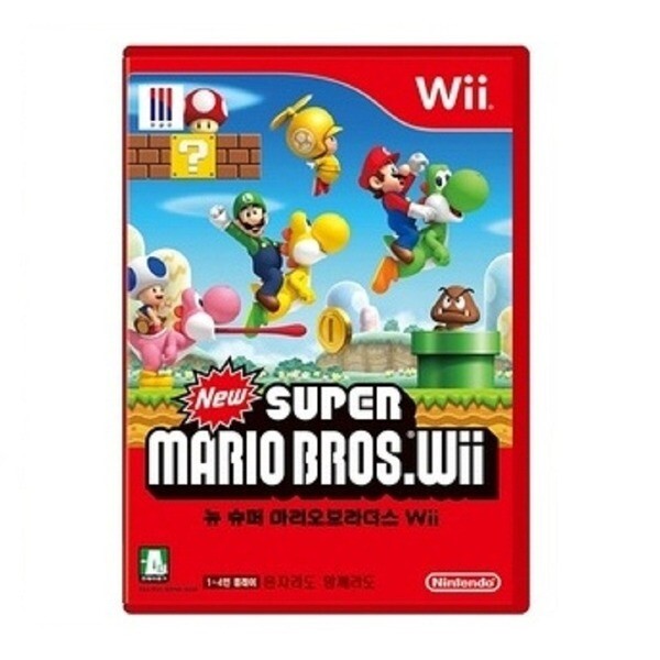 [오늘출발] 닌텐도 닌텐도wii 뉴슈퍼마리오브라더스 정식발매 중고 깨끗한 A급