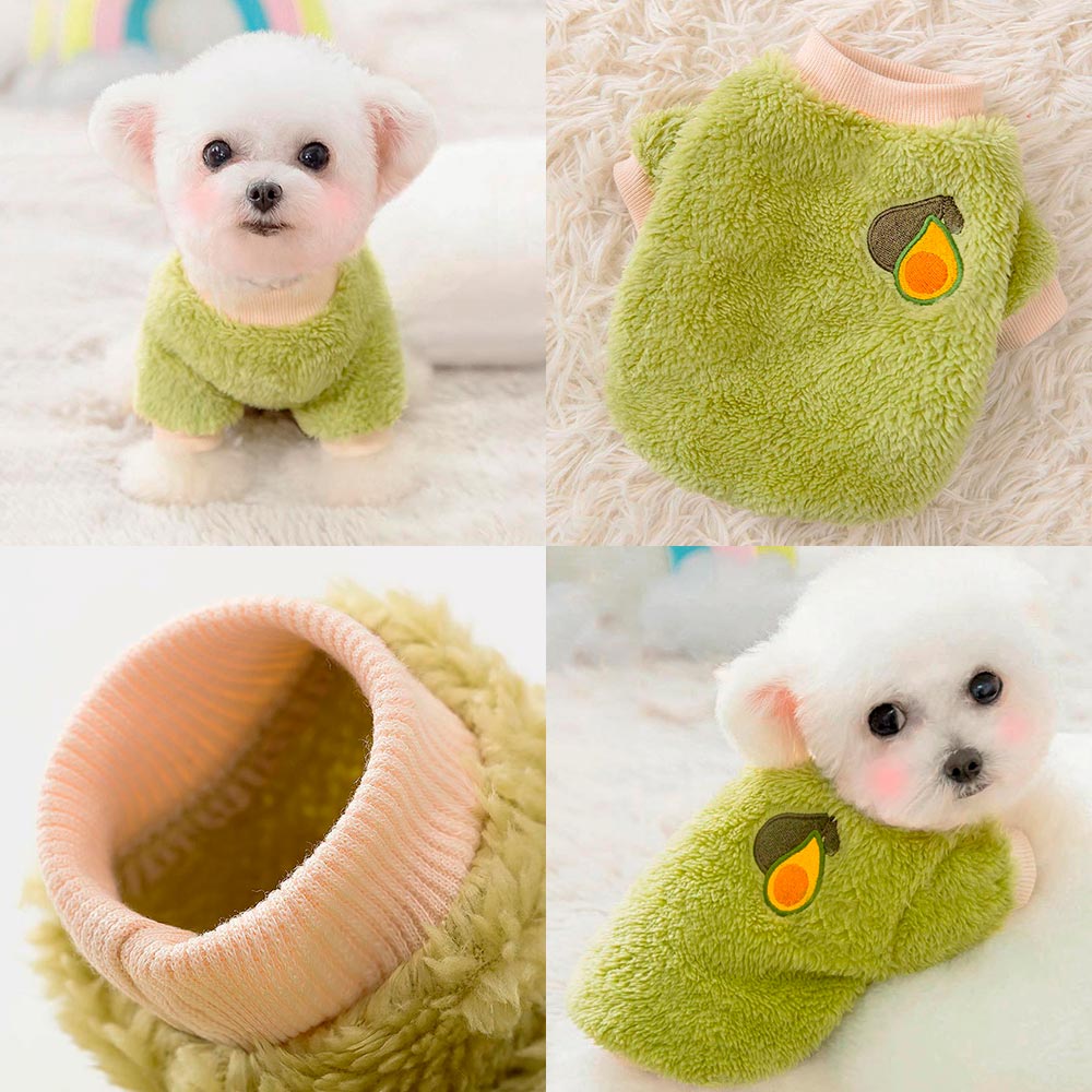 [오늘출발] 1+1 강아지옷 고양이옷 겨울 과일 후르츠 후리스 티셔츠 S-XL 무료배송