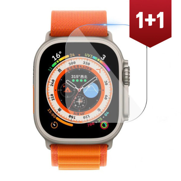 [플랜트][오늘출발] [호환] 투에이비 1+1 애플워치 울트라1/2 공용 호환 49mm 풀커버 9H 강화유리