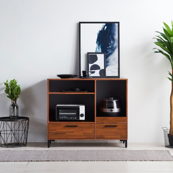 에보니아 에보니아 신디오 북유럽감성 렌지대 수납장 수도권무료배송