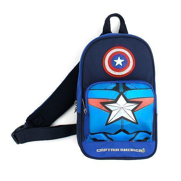 마블 캡틴아메리카베타슬링백 힙색 키즈 남아 초등학생