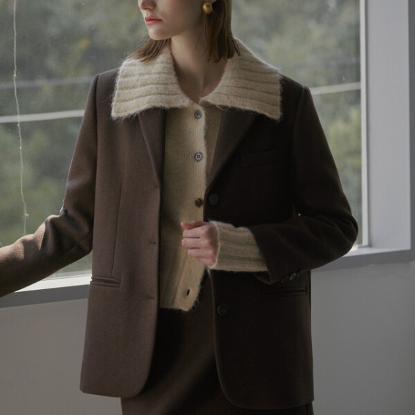 나인 울 베어 셋업 립 포켓 자켓 JK-2767