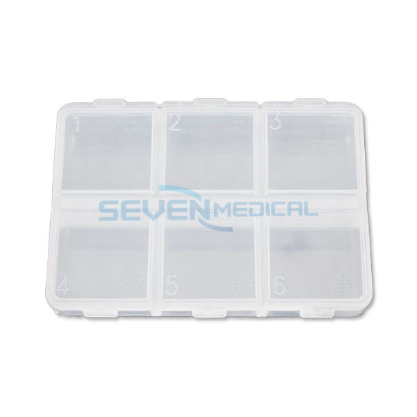 [오늘출발] 휴대용약케이스 6함 알약 6칸 소형 약통