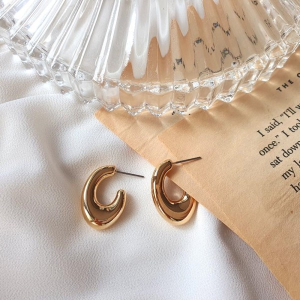 [오즈(oz)]오즈 티탄침 티타늄귀걸이 링귀걸이 빅토리 데일리이어링 실버 골드 가벼움 15K도금 국내생산