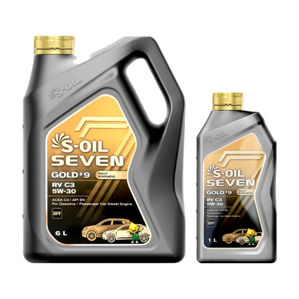 [에쓰오일][오늘출발] SOil 에스오일 세븐골드 5W30 6L 1개 + 1L 1개 SET