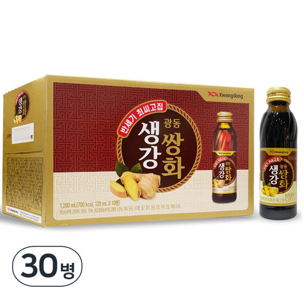 [오늘출발] 광동 광동제약 생강쌍화 120ml  30병