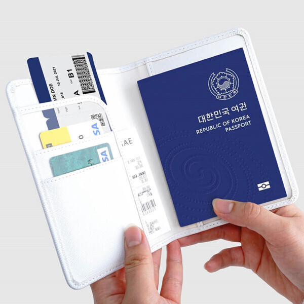 [오늘출발] 해킹방지 여권케이스 지갑 파우치 개인정보 유출 방지 전자파 차단필름 안티스키밍 RFID 차단 사피아노