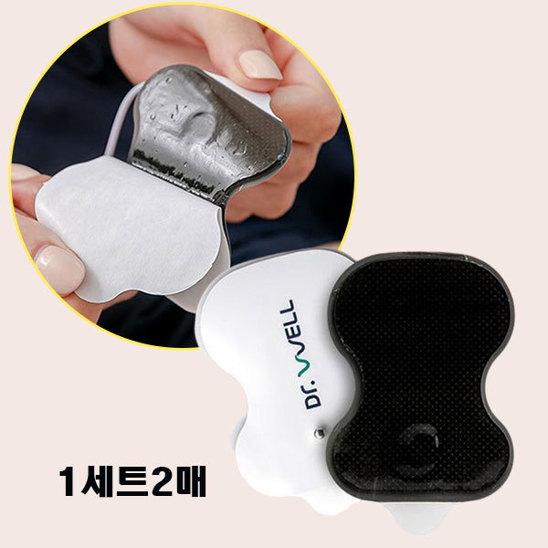 [오늘출발] 닥터웰 닥터웰 EMS 저주파 마사지 젤 패드 시트 패치 교체용 리필 젤패드 리필용 접착패드 1세트 2매