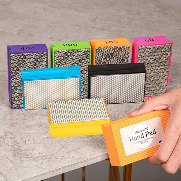 [오늘출발] 아띠꼴로 빼빠 다이아몬드 사포 스펀지 블럭 핸드샌딩기 유리 나무 타일 목공 사각 연마 광택 샌딩 목재 DH-1578