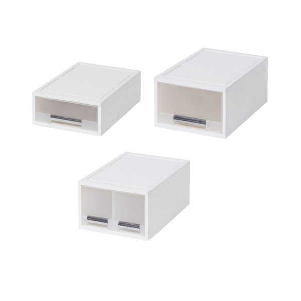 창신리빙 화인UV스텝서랍박스27cm 1/2호/트윈 선택1 소품 옷 정리함