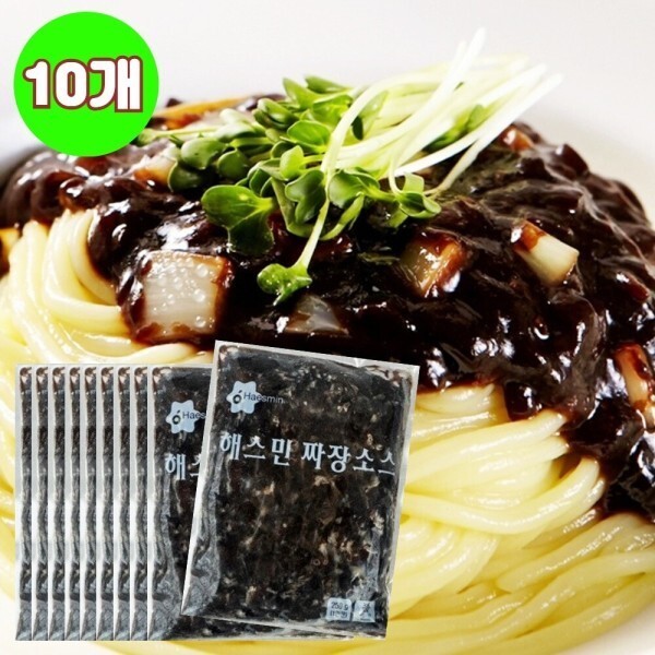 [선양]해스민 해스민 짜장소스 250g 10개 즉석 냉동 식품 전문점용