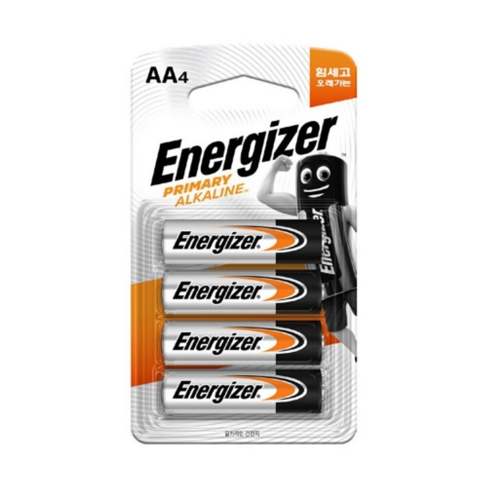 [에너자이저홀딩스][오늘출발]에너자이저 에너자이저 알카라인 건전지 AA LR6 1.5V (4개입) 에너자이져 AA 건전지