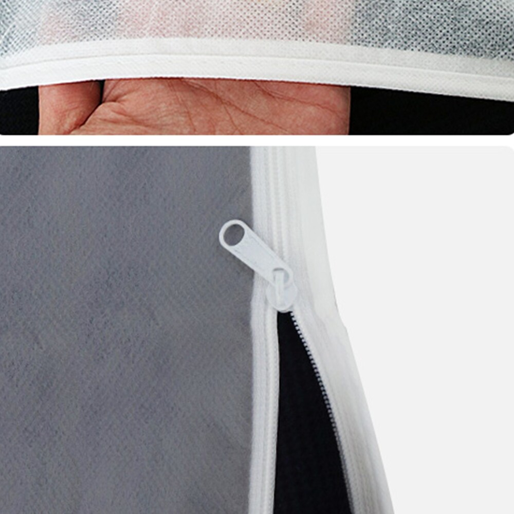 [오늘출발] 지퍼형 옷보관 부직포커버 일회용 보관 옷 의류 커버 롱코트 발마칸 코트 교복 패딩 곰팡이 좀 방지