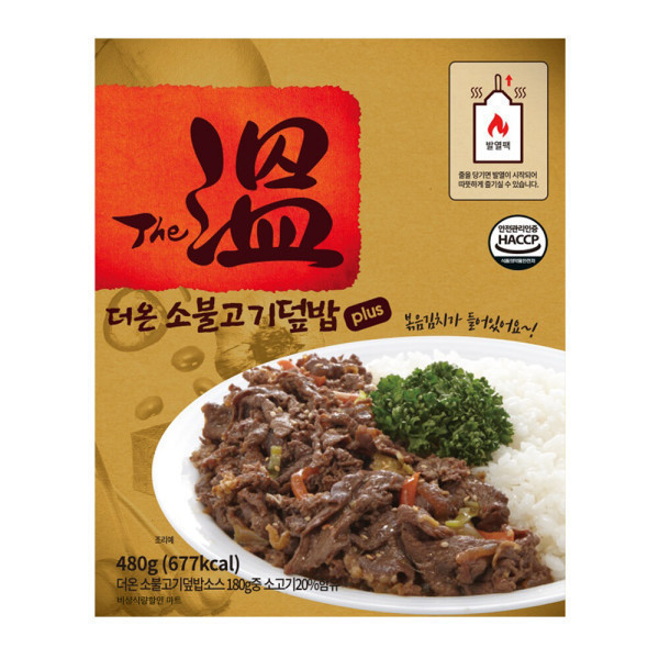 [참맛][오늘출발] 더온 더온플러스 발열도시락 (소불고기덮밥) 비상식량 전투식량 480g