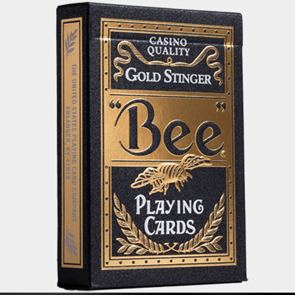[오늘출발] 고급 트럼프카드 블랙 골드 스팅어 비덱 홀덤 포커 원카드 게임 바이시클 마술 카드 POKER TRUMP CARD