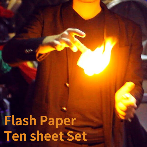 [오늘출발] 마술도구 파이어매직 불타는 종이 플래시 페이퍼 - 10장세트