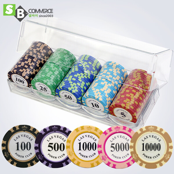 [오늘출발] 포커 카지노칩 14g 데칼클레이 하이원100P 케이스포함 경기용칩 브랜드리 셀바이