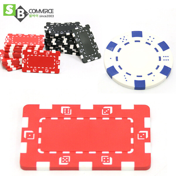 [오늘출발] 사각 카지노칩 플레이칩 1P 포커 코인 사각칩 홀덤 사각플레이칩 브랜드리 셀바이 사각 플레이칩1P