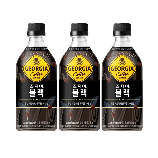 조지아 크래프트 (한정수량행사)무료배송 조지아 크래프트 블랙 470ml x 24개 커피음료 캔커피